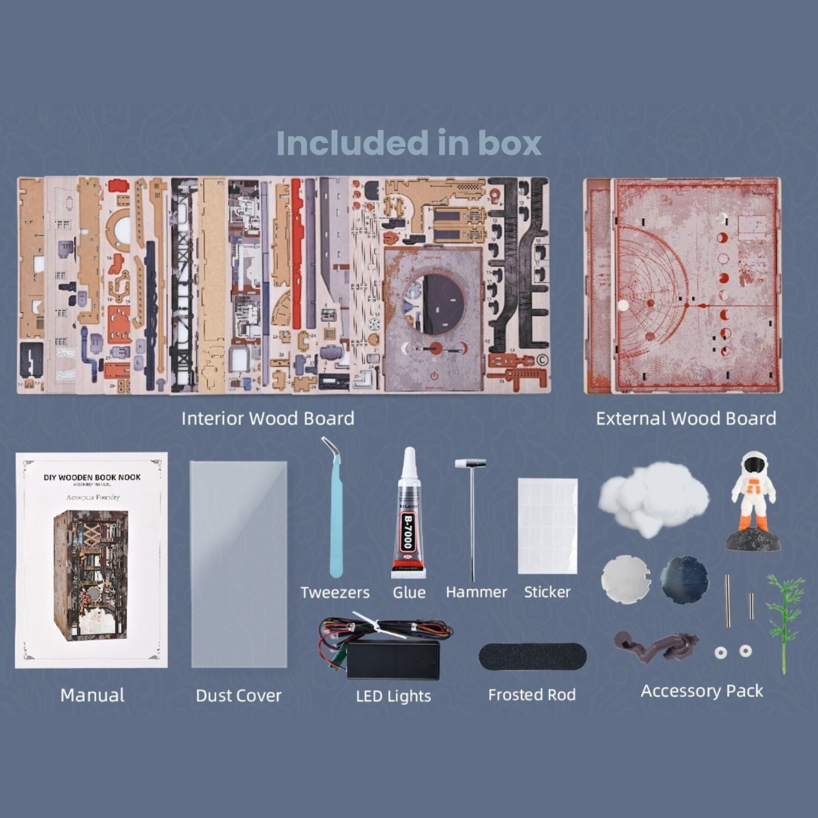 Aerospace Foundry – DIY Book Nook Kit Aerospace Foundry – DIY Book Nook Kit