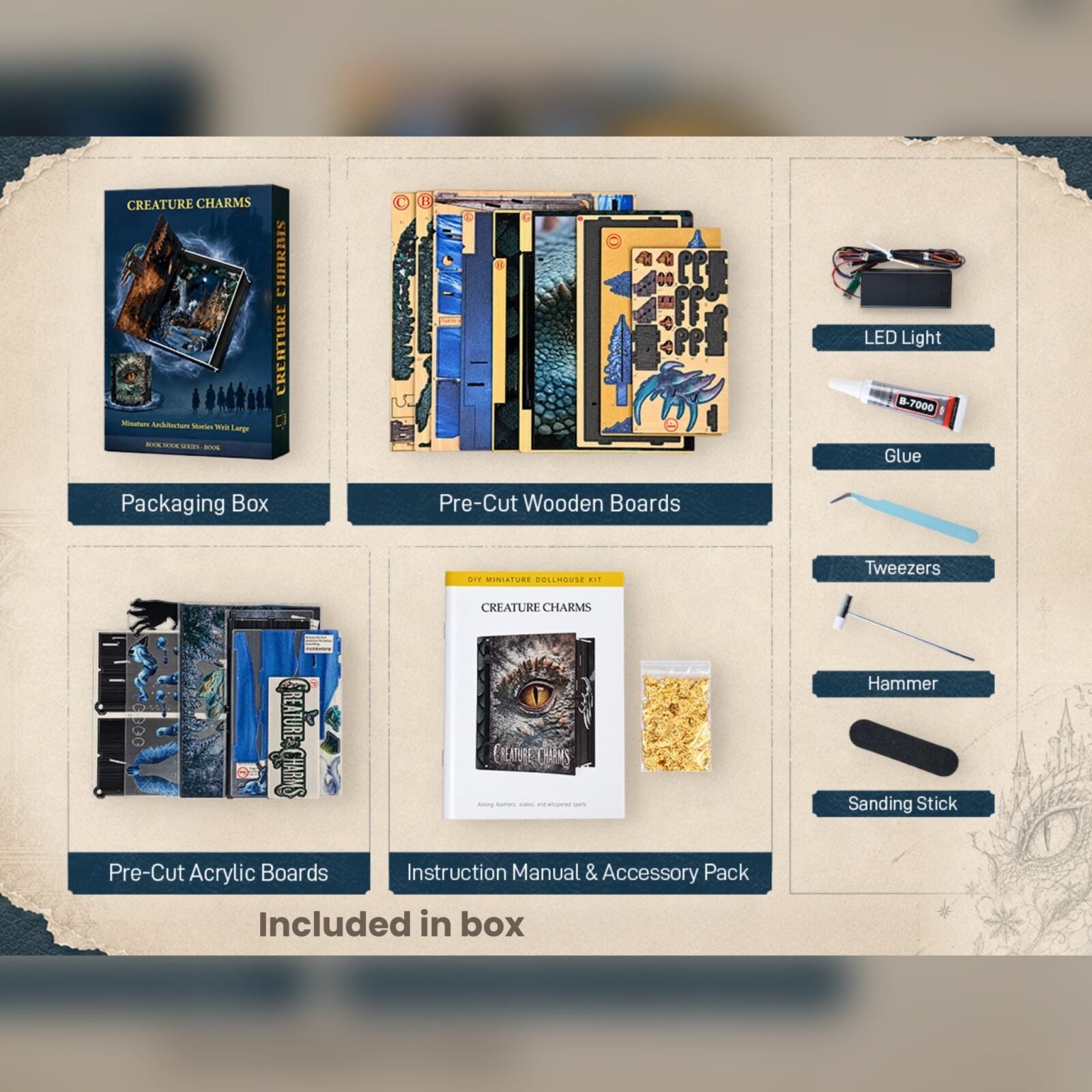 Creature Charms – DIY Book Nook Kit