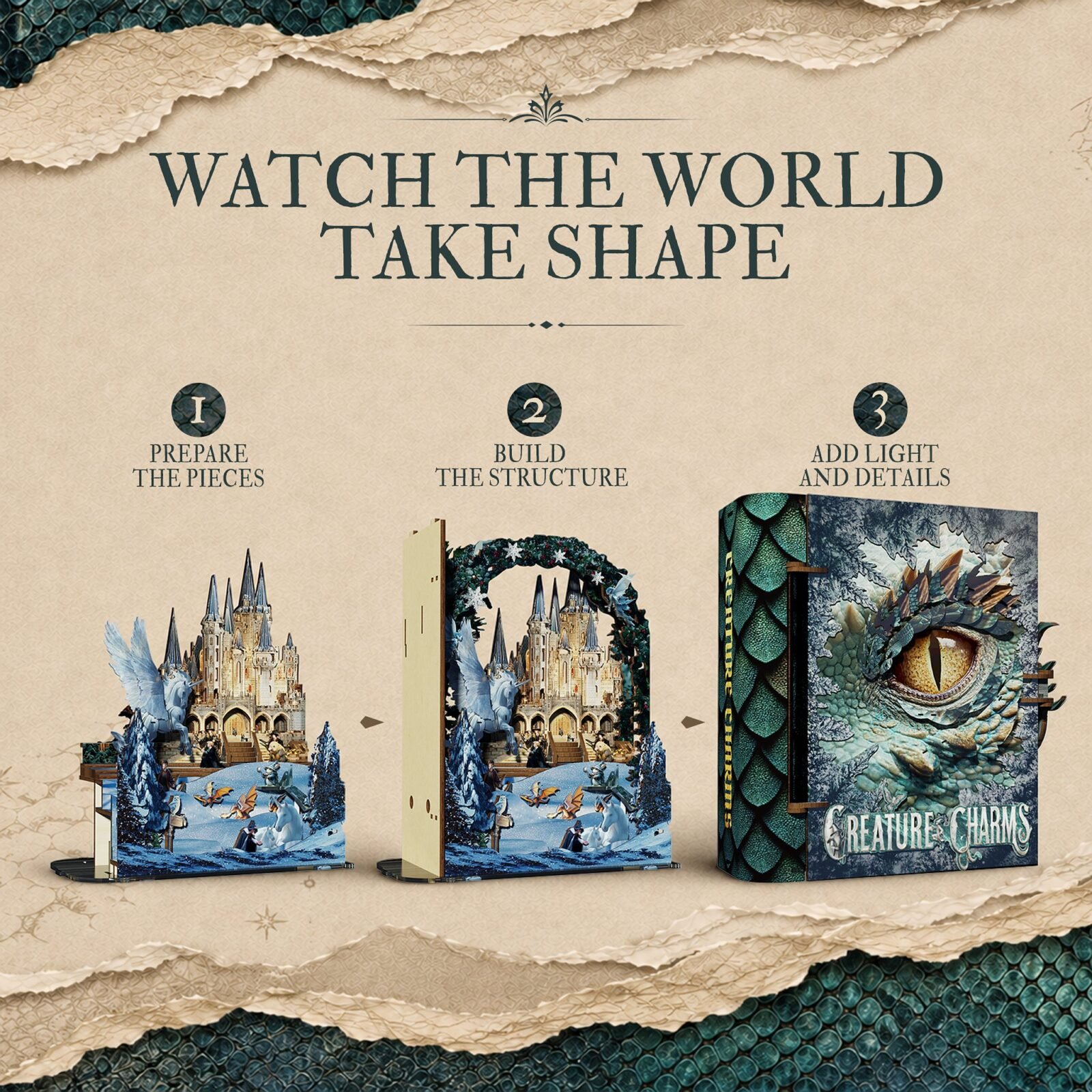 Creature Charms – DIY Book Nook Kit