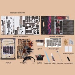 Ember Castle – DIY Book Nook Kit Ember Castle – DIY Book Nook Kit