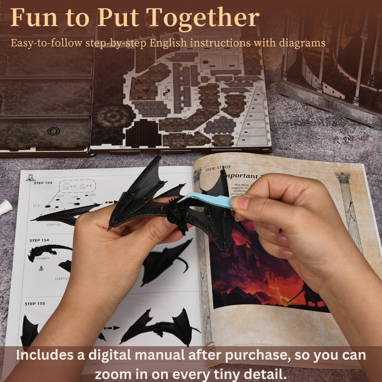 Ember Castle – DIY Book Nook Kit Ember Castle – DIY Book Nook Kit
