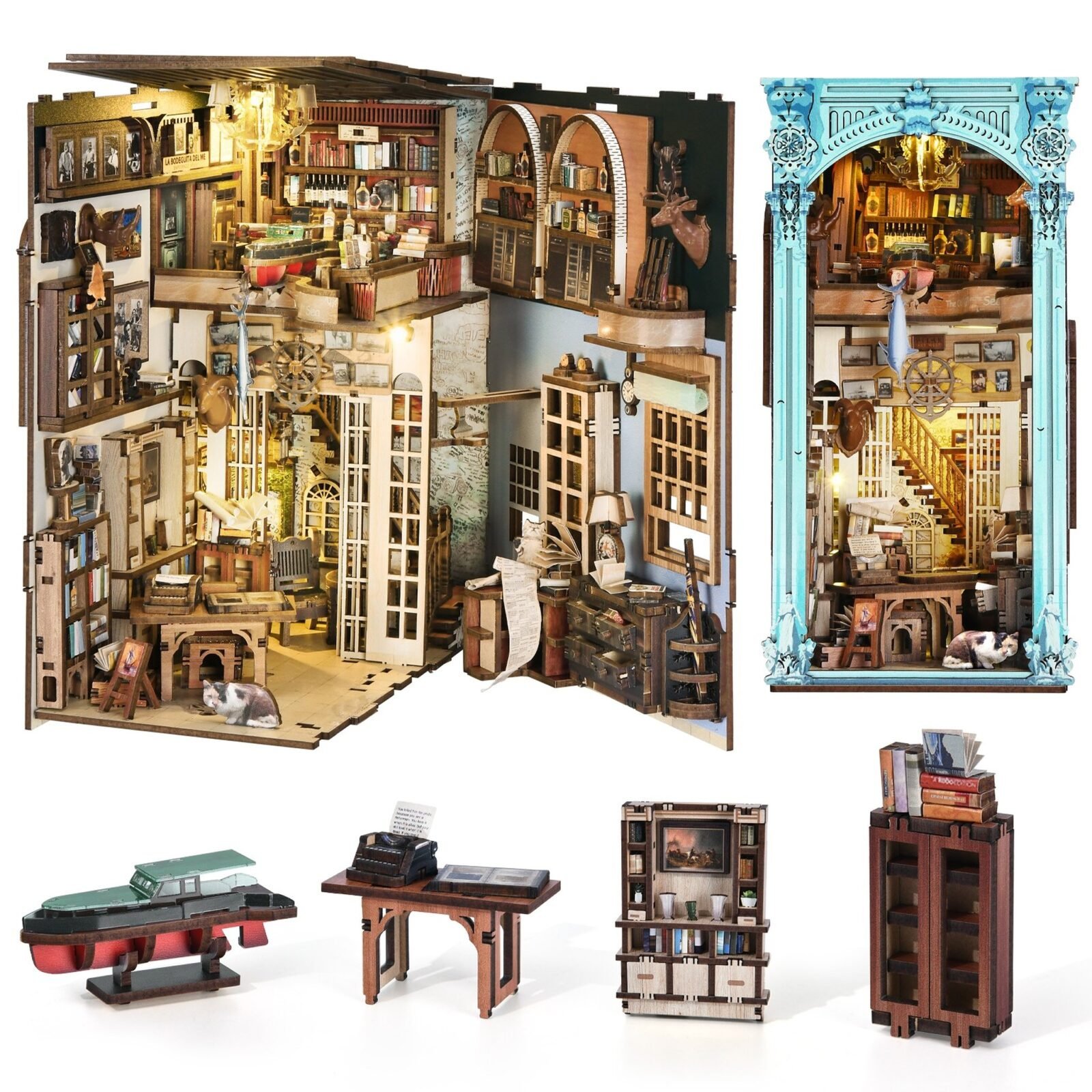 Hemingway House – DIY Book Nook Kit Hemingway House – DIY Book Nook Kit