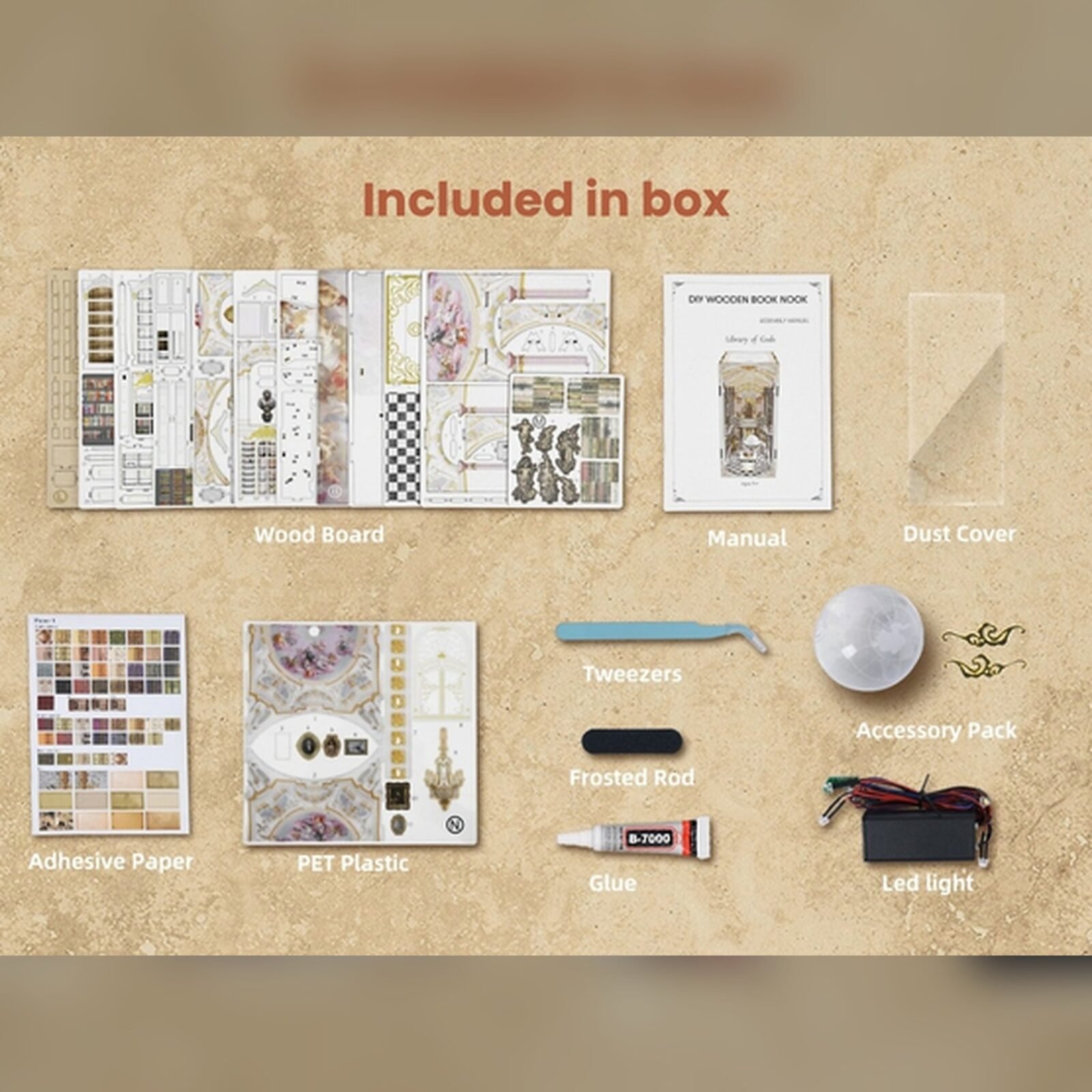 Library of Gods – DIY Book Nook Kit