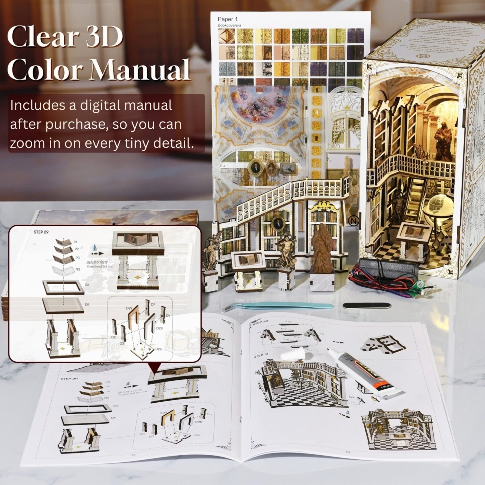 Library of Gods – DIY Book Nook Kit