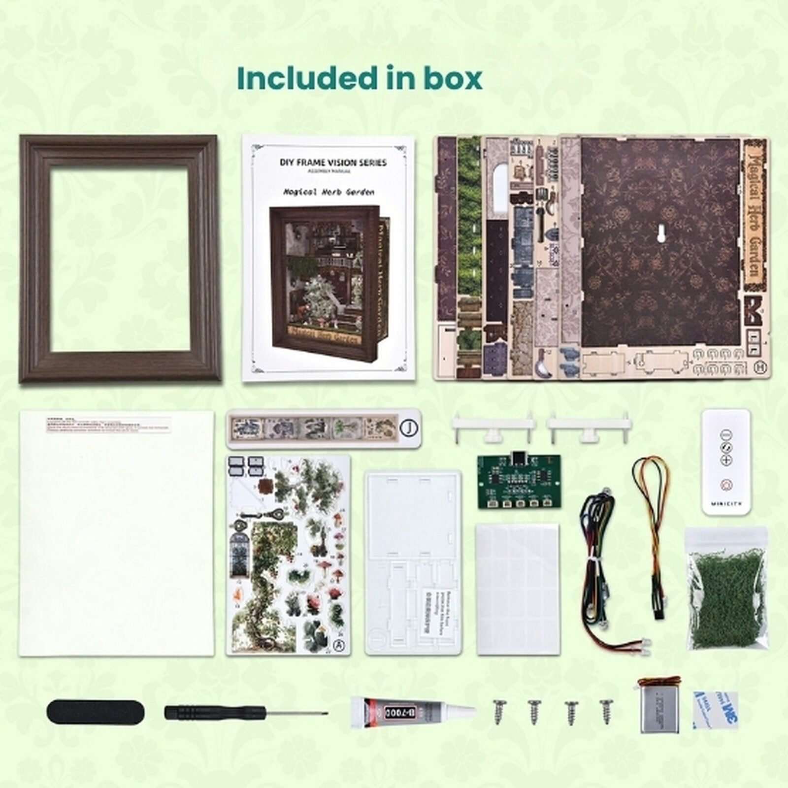Magical Herb Garden – DIY Light-Up Wall Art Kit