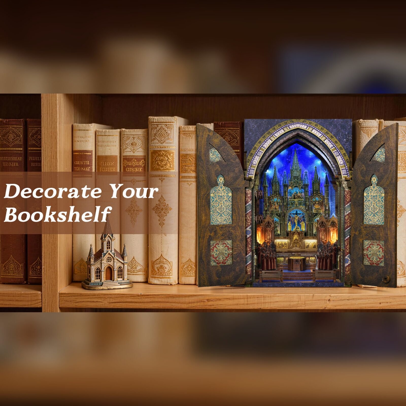 Notre Dame Basilica – DIY Book Nook Kit Notre Dame Basilica – DIY Book Nook Kit