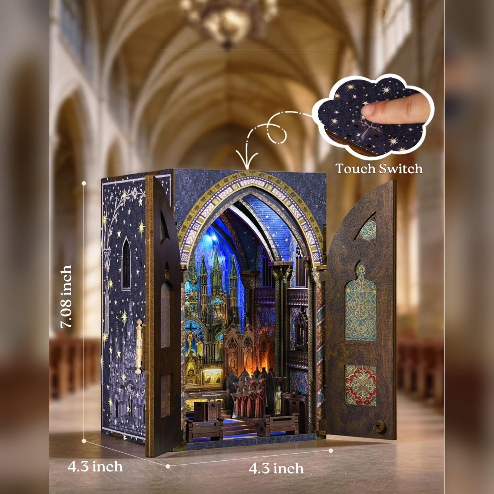 Notre Dame Basilica – DIY Book Nook Kit Notre Dame Basilica – DIY Book Nook Kit