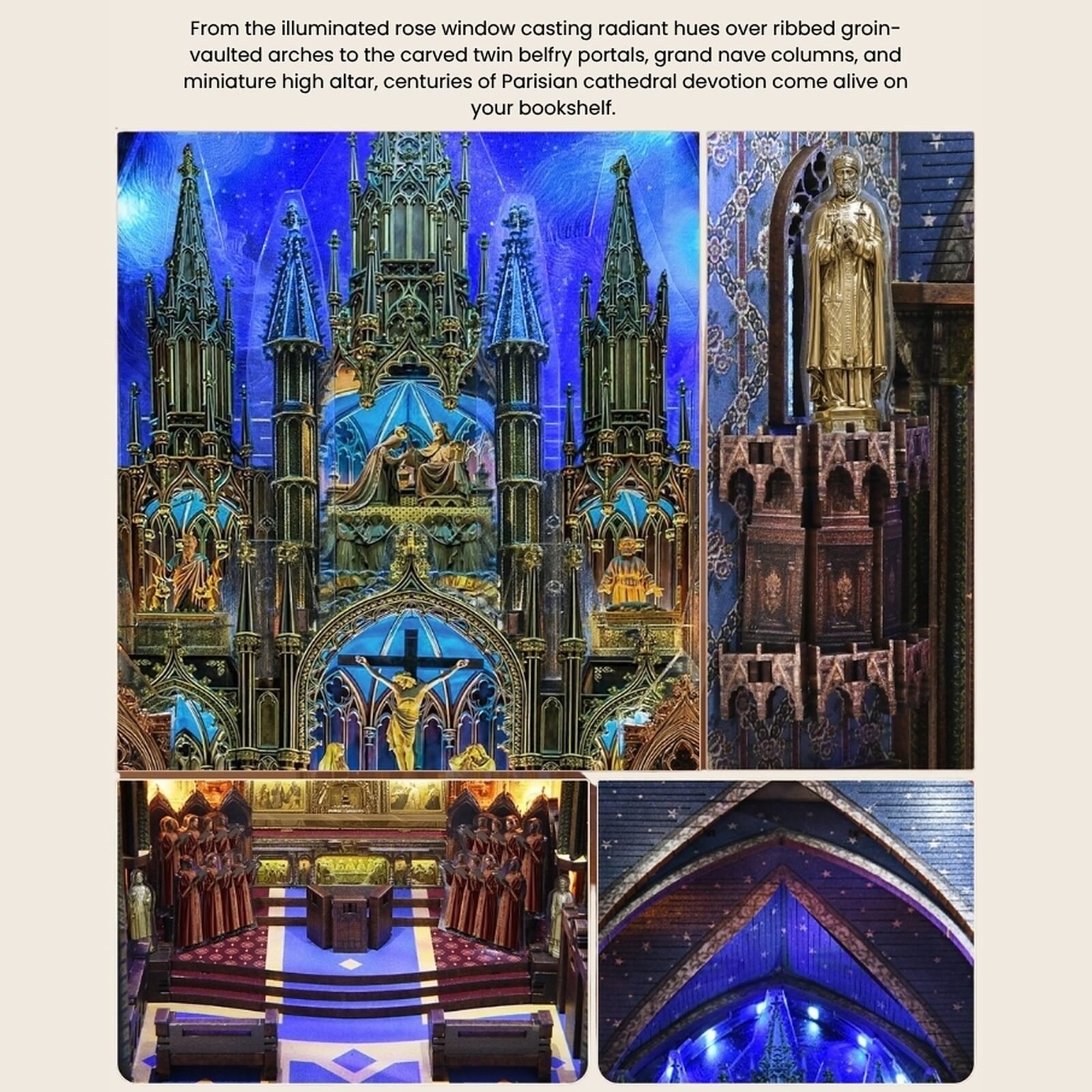 Notre Dame Basilica – DIY Book Nook Kit Notre Dame Basilica – DIY Book Nook Kit