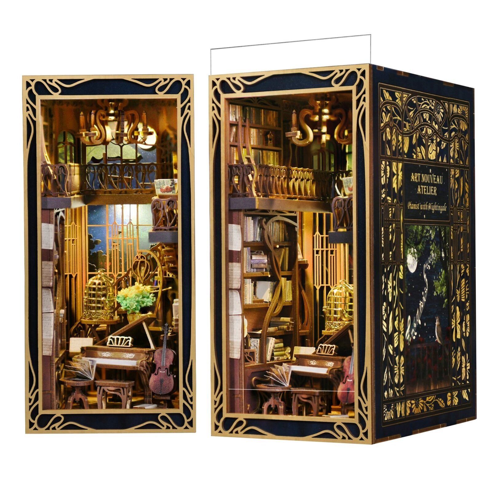 Pianist with Nightingale – DIY Book Nook Kit Pianist with Nightingale – DIY Book Nook Kit