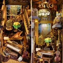 Pianist with Nightingale – DIY Book Nook Kit Pianist with Nightingale – DIY Book Nook Kit