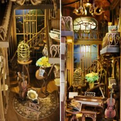 Pianist with Nightingale – DIY Book Nook Kit Pianist with Nightingale – DIY Book Nook Kit