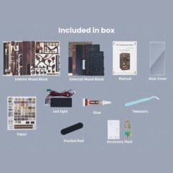 Pianist with Nightingale – DIY Book Nook Kit Pianist with Nightingale – DIY Book Nook Kit