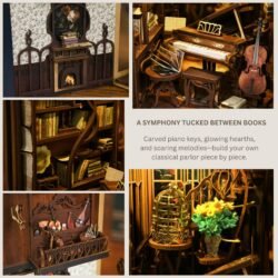 Pianist with Nightingale – DIY Book Nook Kit Pianist with Nightingale – DIY Book Nook Kit