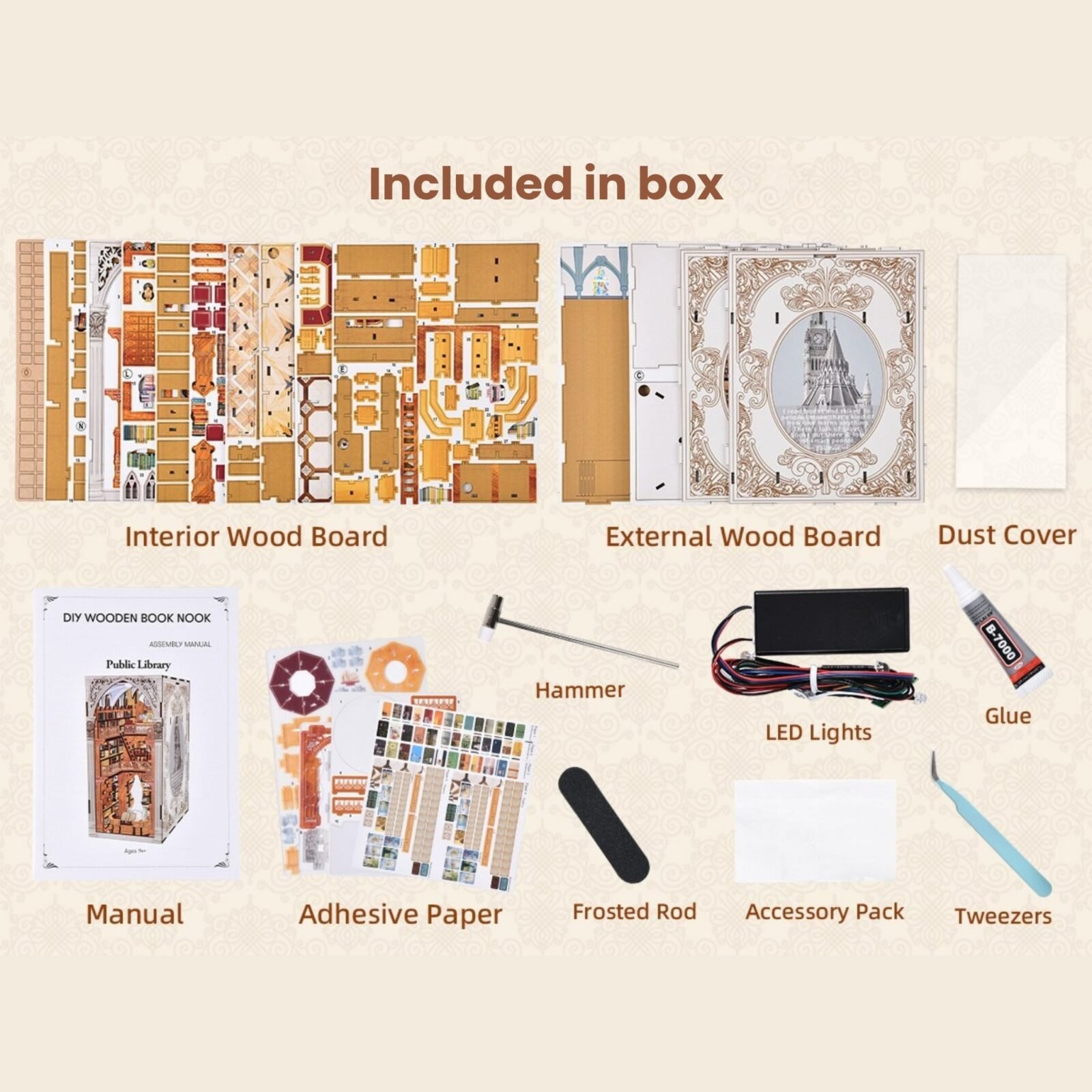 Public Library – DIY Book Nook Kit