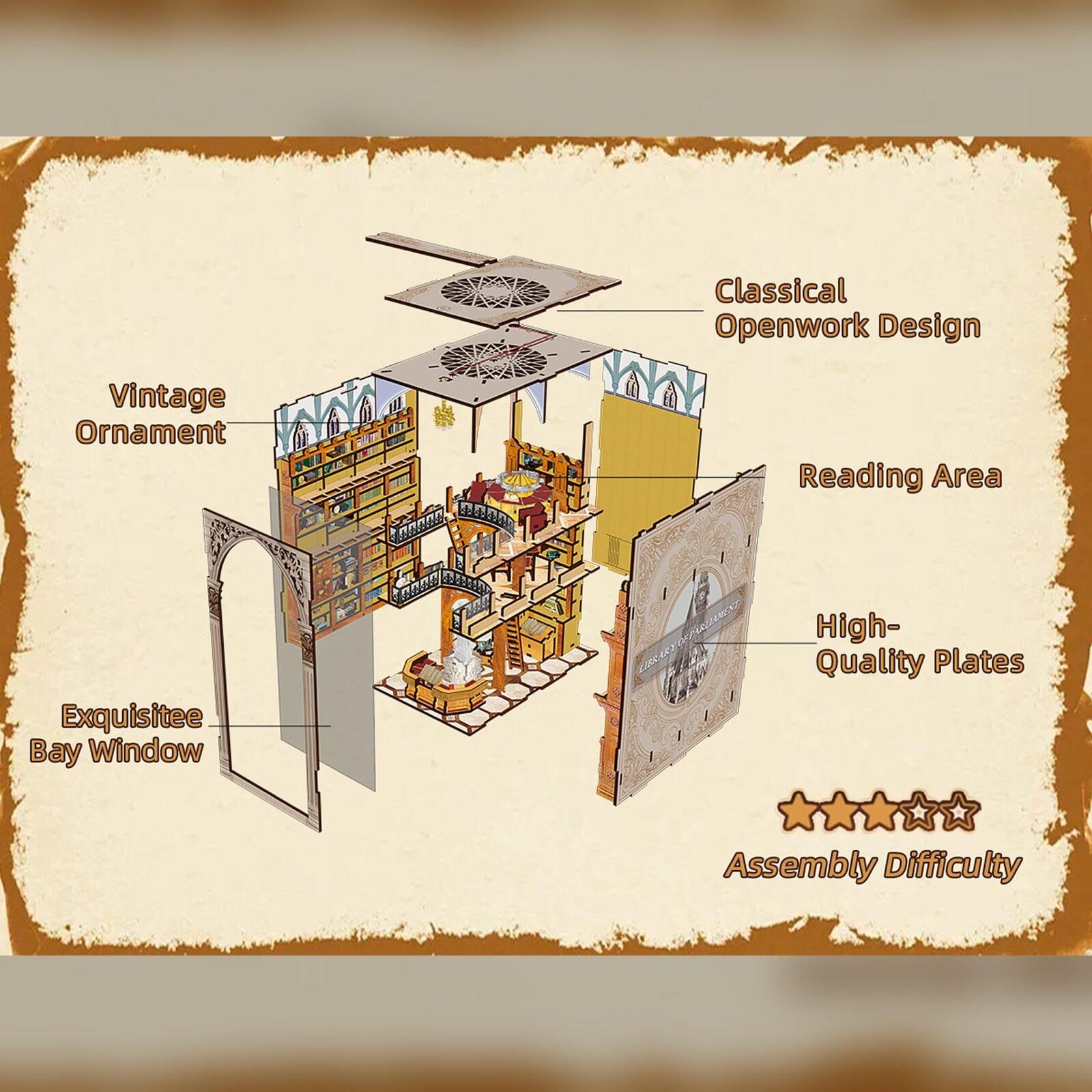 Public Library – DIY Book Nook Kit