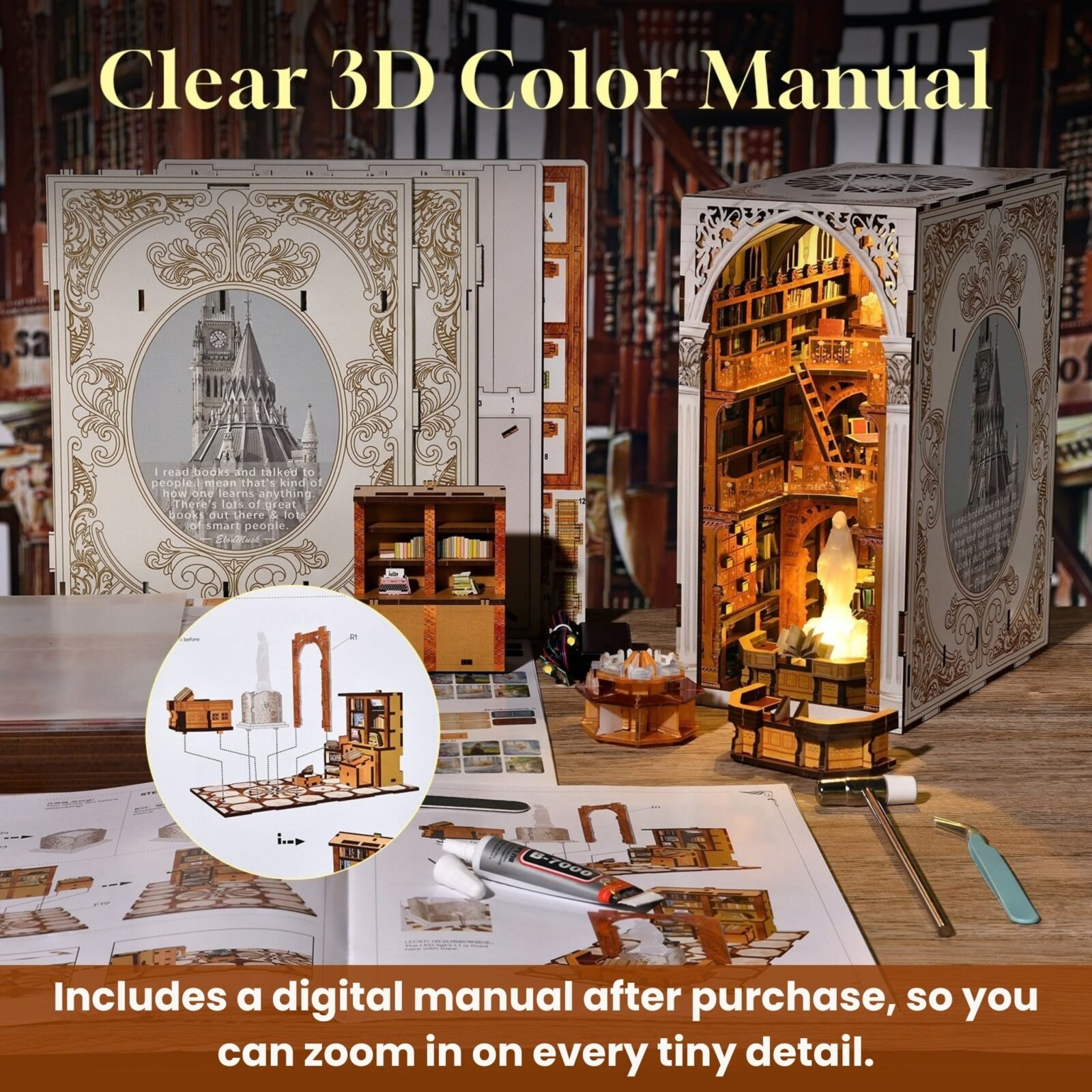 Public Library – DIY Book Nook Kit