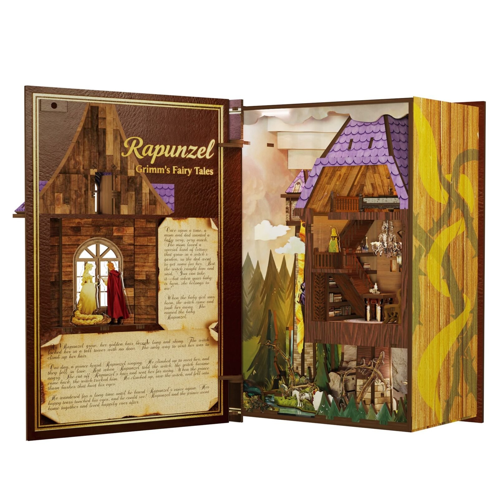 Rapunzel – DIY Book Nook Kit Rapunzel – DIY Book Nook Kit