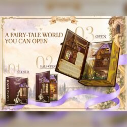 Rapunzel – DIY Book Nook Kit Rapunzel – DIY Book Nook Kit