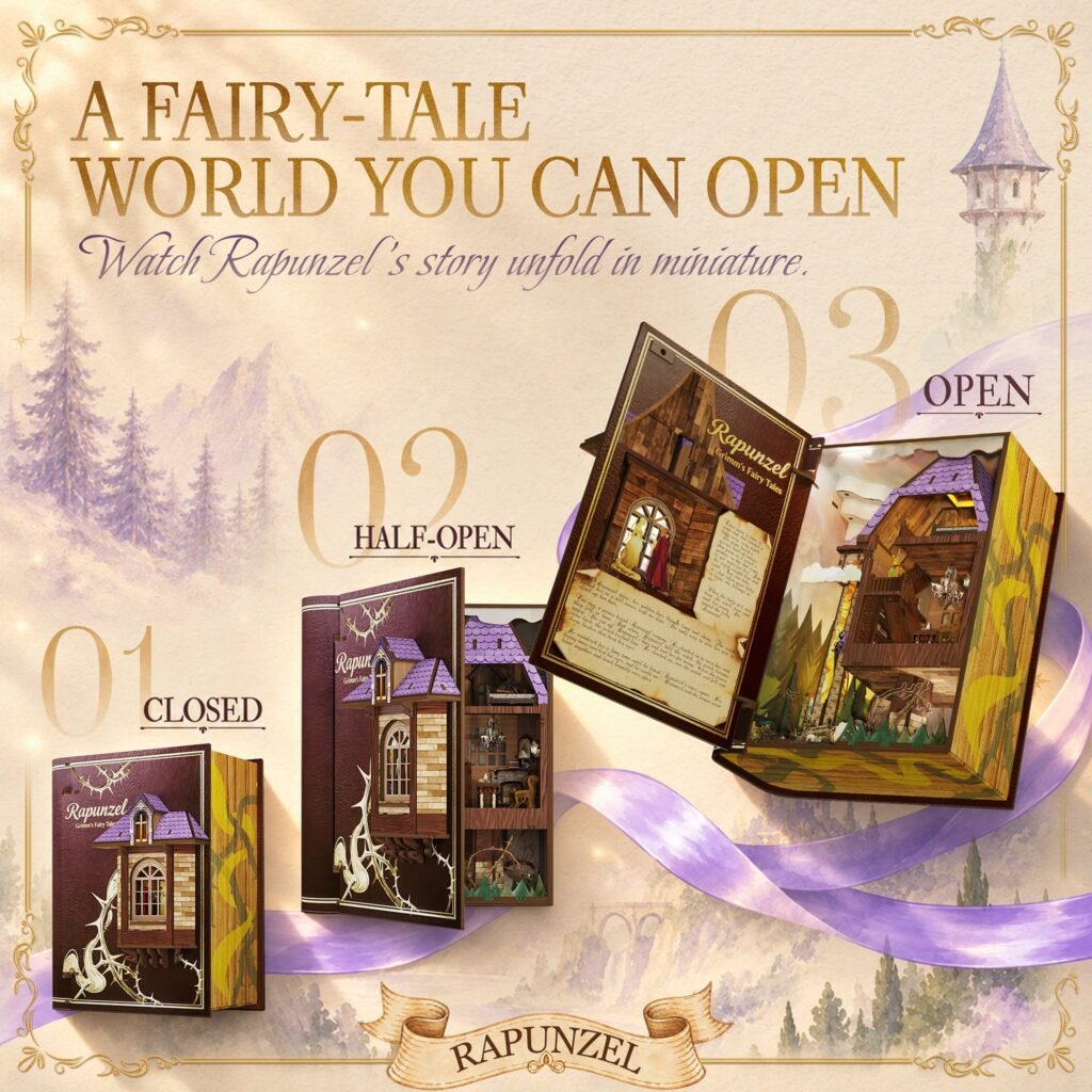Rapunzel – DIY Book Nook Kit