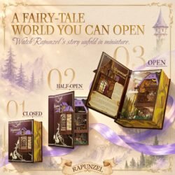 Rapunzel – DIY Book Nook Kit Rapunzel – DIY Book Nook Kit