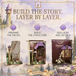 Rapunzel – DIY Book Nook Kit Rapunzel – DIY Book Nook Kit