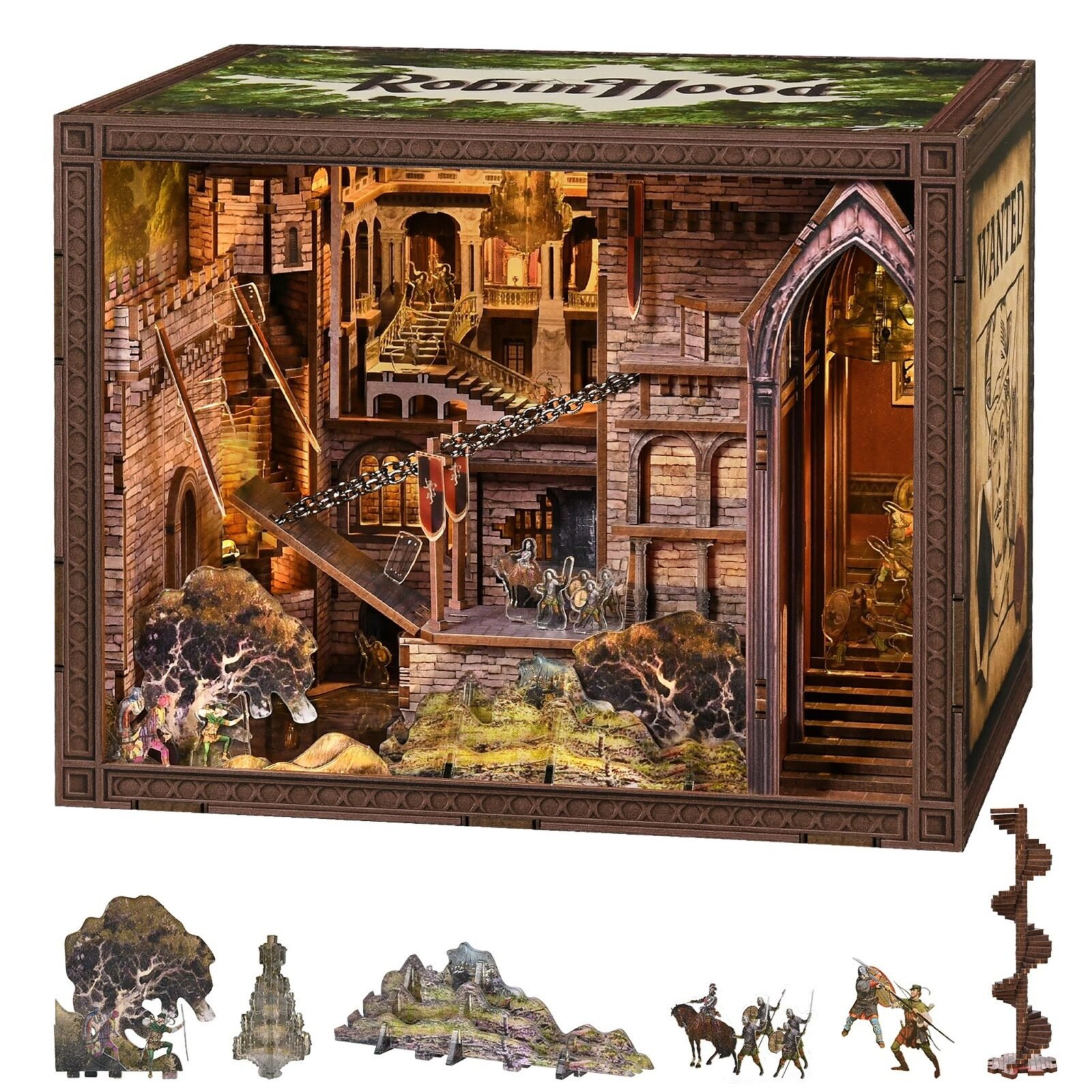 Robin Hood – The Castle's Escape – DIY Book Nook Kit