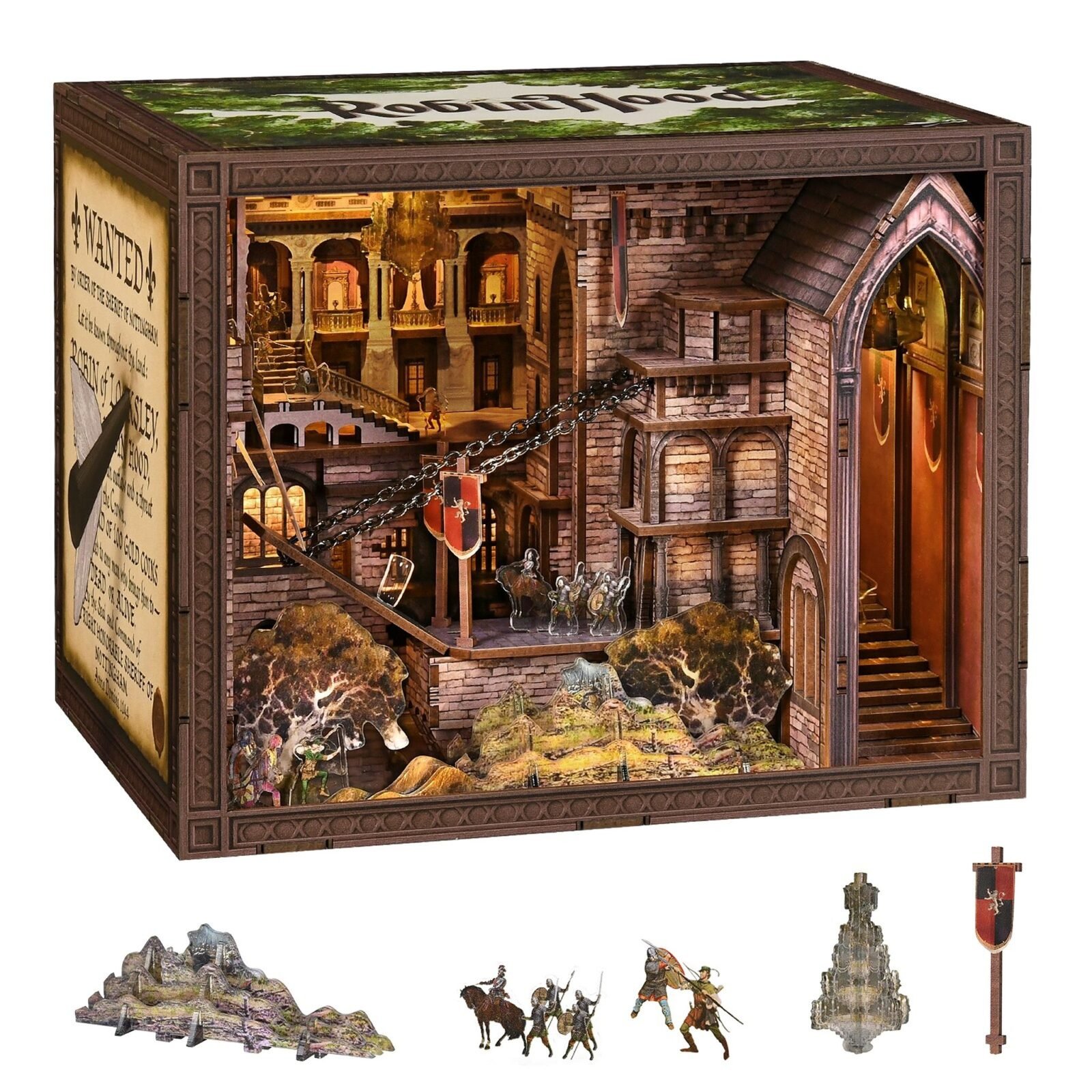 Robin Hood – The Castle's Escape – DIY Book Nook Kit