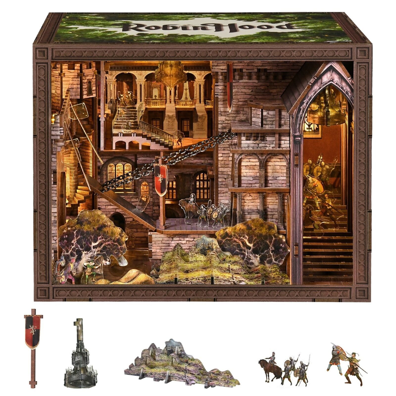 Robin Hood – The Castle's Escape – DIY Book Nook Kit