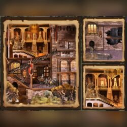 Robin Hood – The Castle's Escape – DIY Book Nook Kit