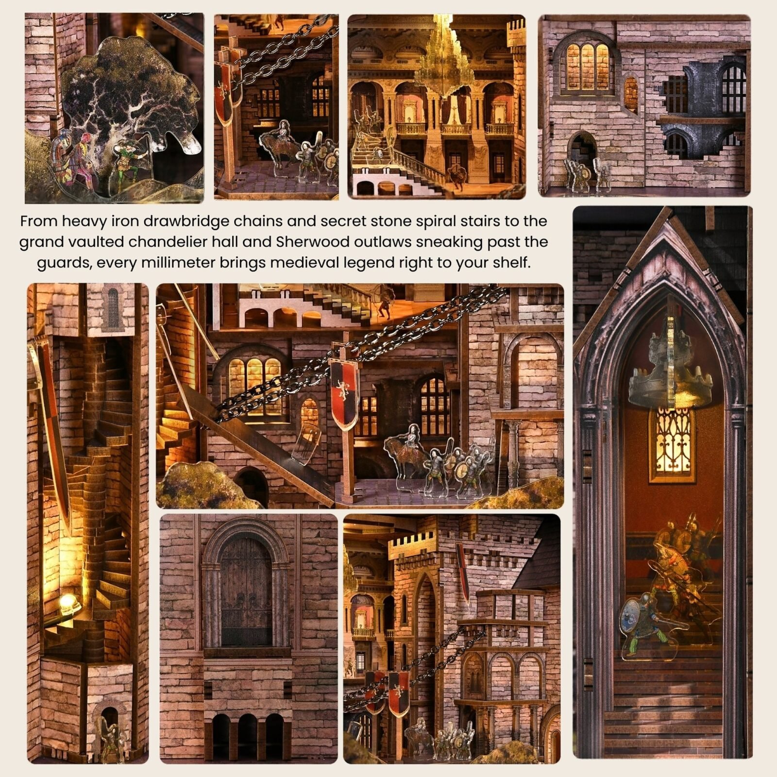 Robin Hood – The Castle's Escape – DIY Book Nook Kit