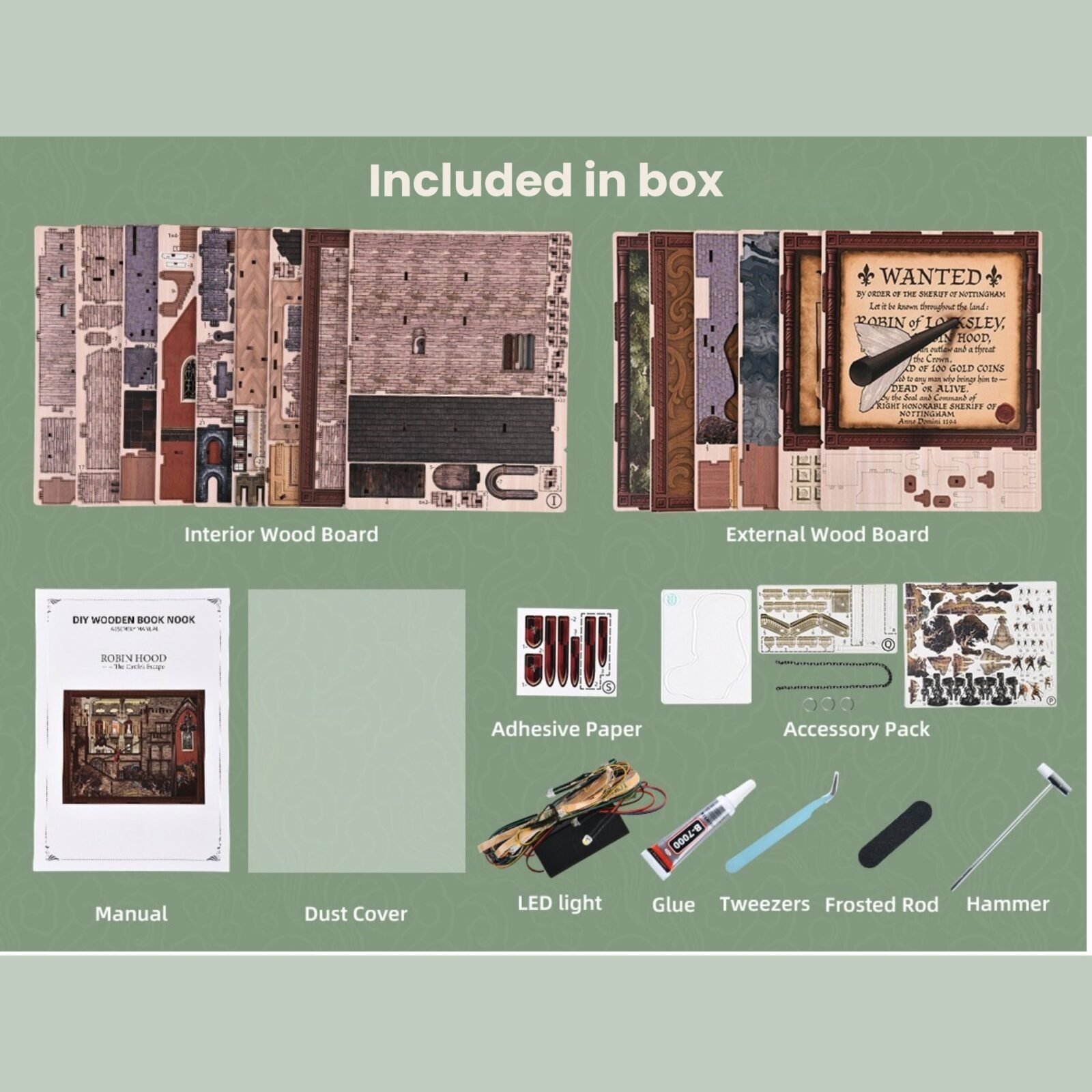 Robin Hood – The Castle's Escape – DIY Book Nook Kit