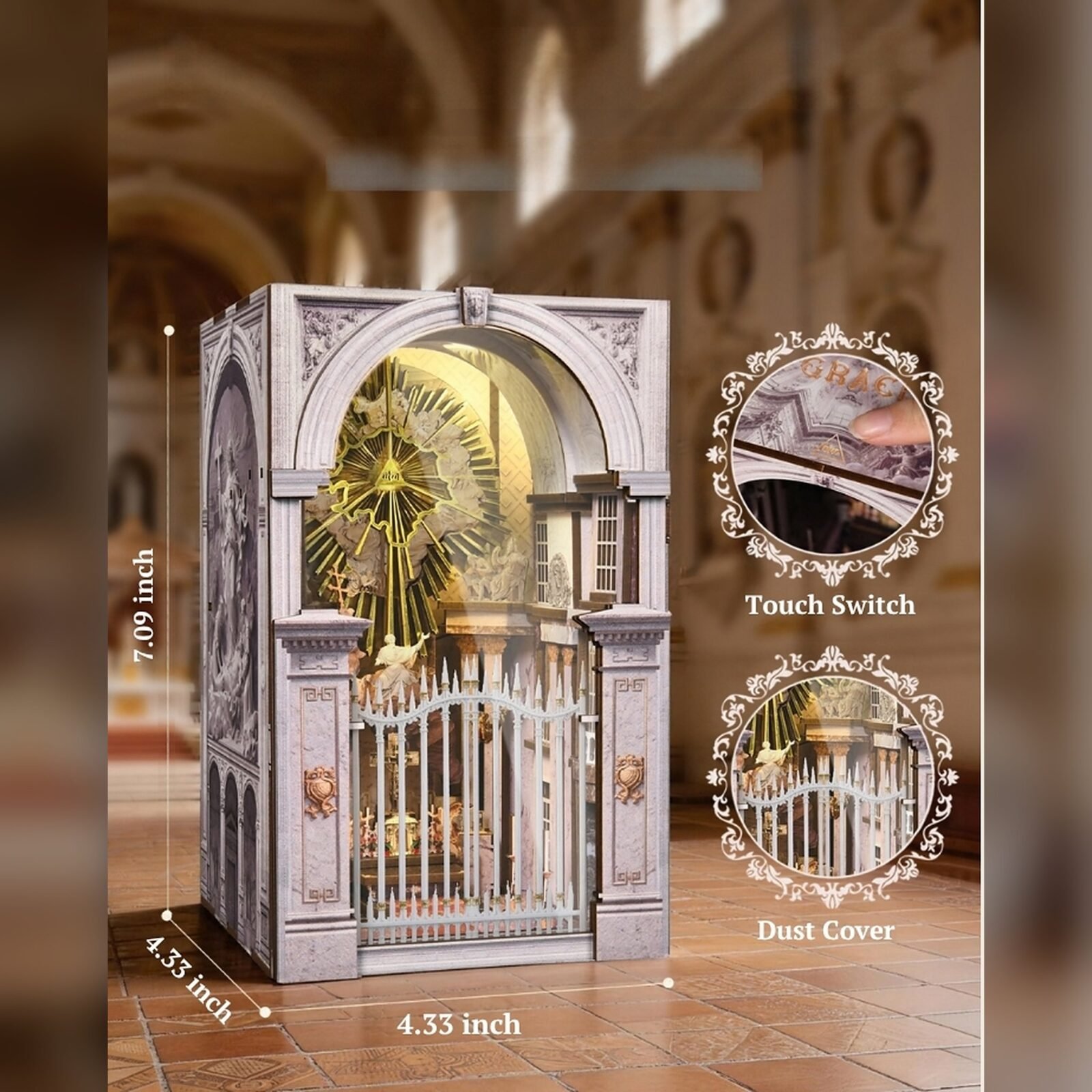 St Charles Church – DIY Book Nook Kit