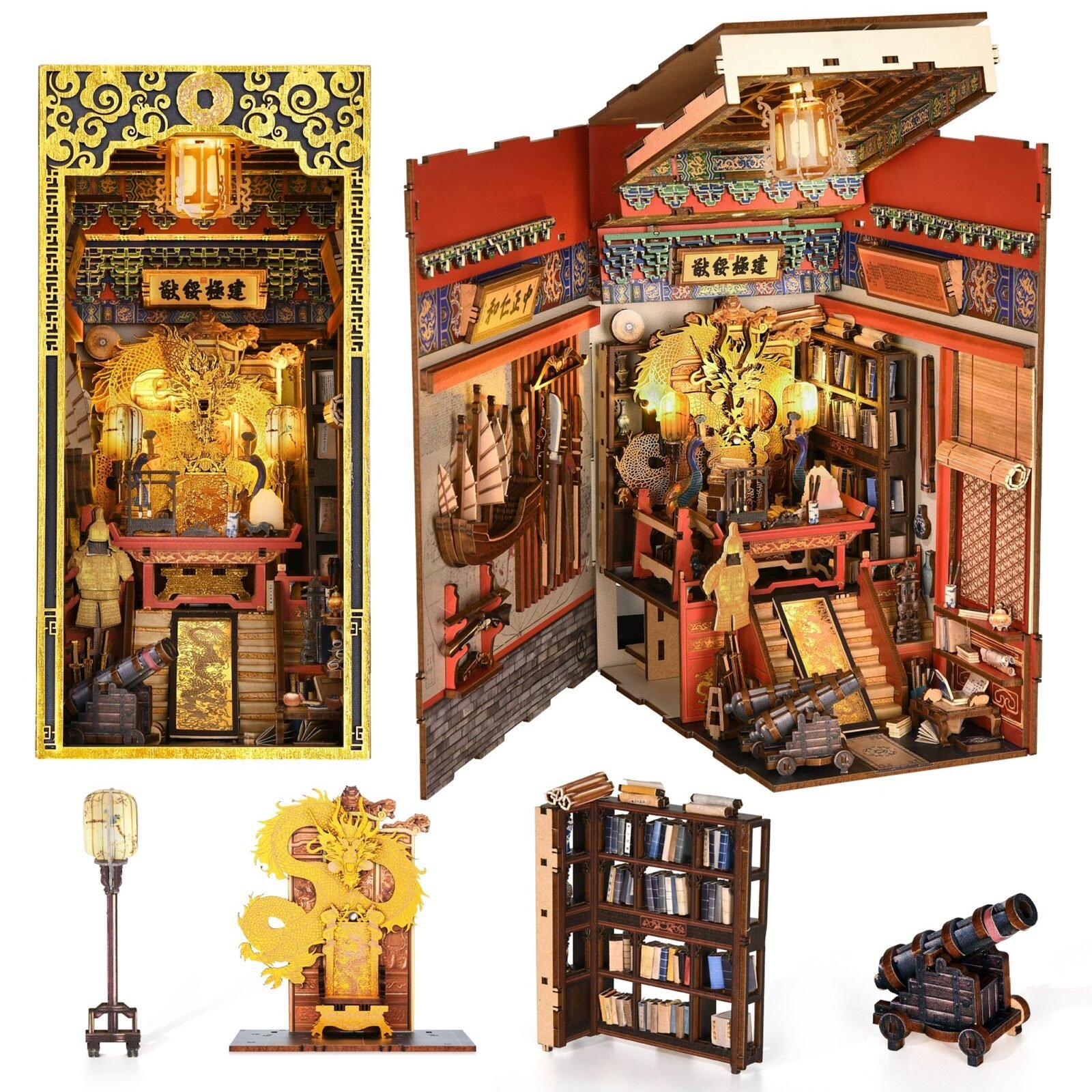 The Emperor's Study – DIY Book Nook Kit The Emperor's Study – DIY Book Nook Kit