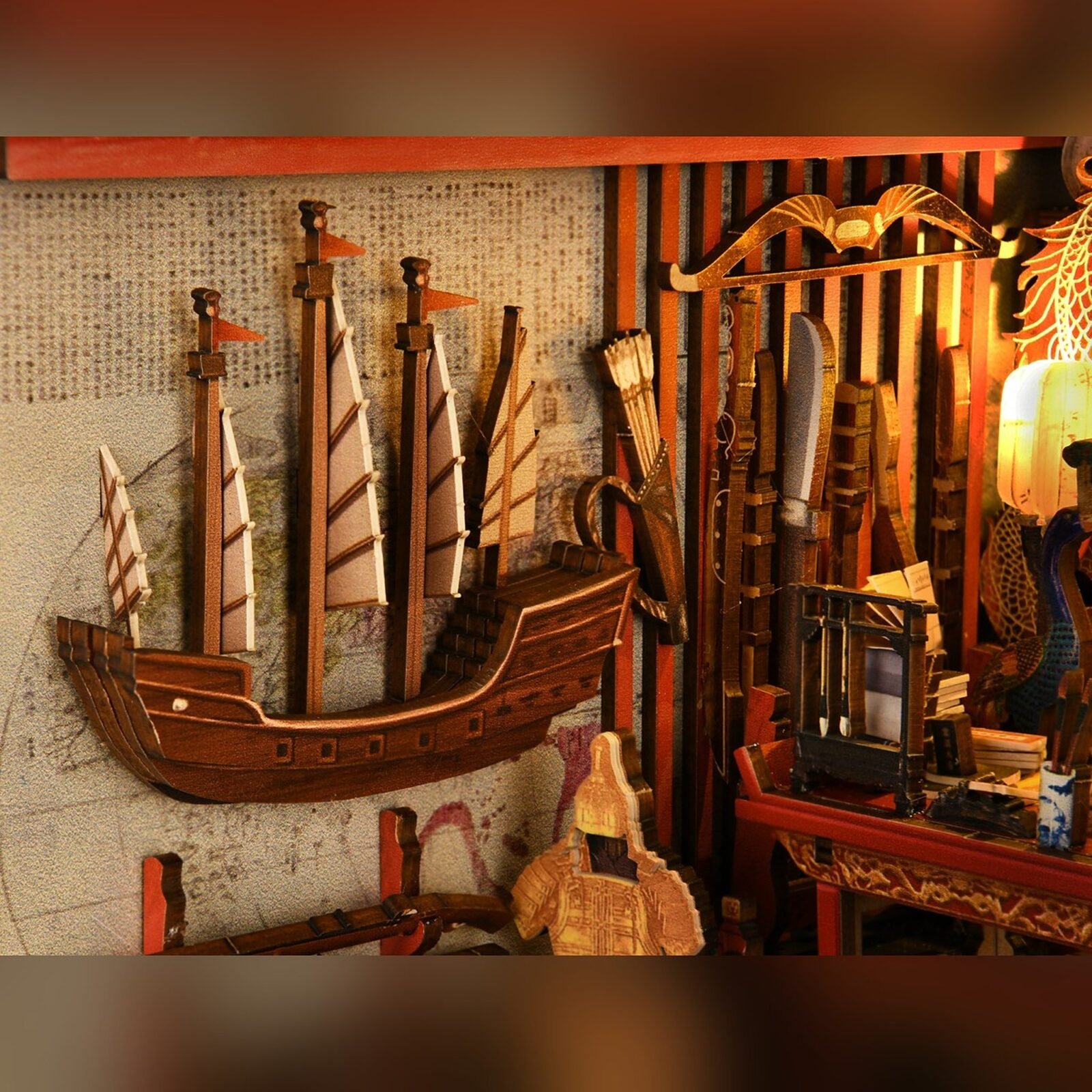The Emperor's Study – DIY Book Nook Kit The Emperor's Study – DIY Book Nook Kit