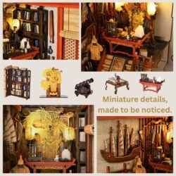 The Emperor's Study – DIY Book Nook Kit The Emperor's Study – DIY Book Nook Kit