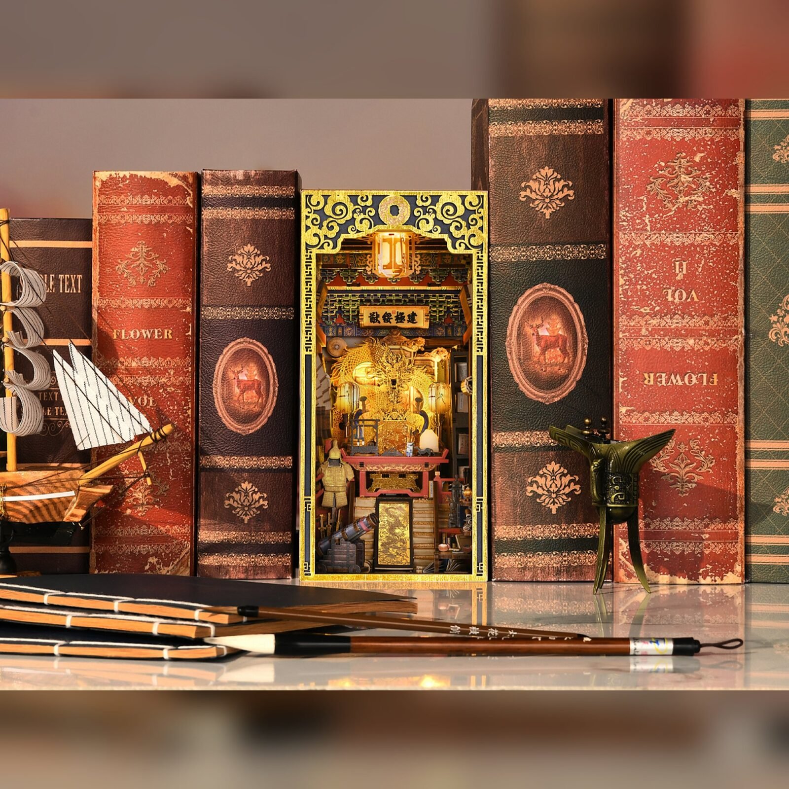 The Emperor's Study – DIY Book Nook Kit The Emperor's Study – DIY Book Nook Kit