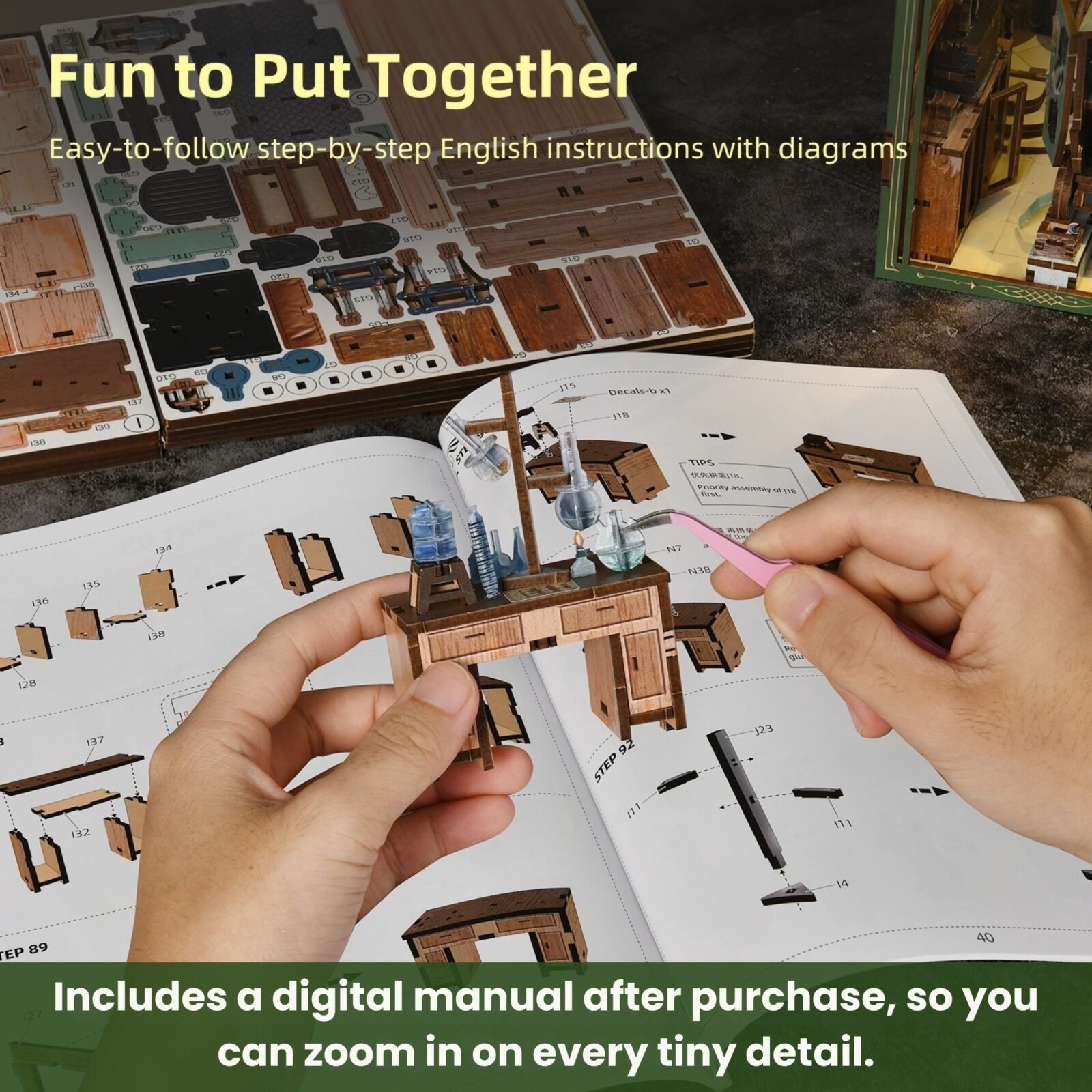 The Radium Lady – DIY Book Nook Kit