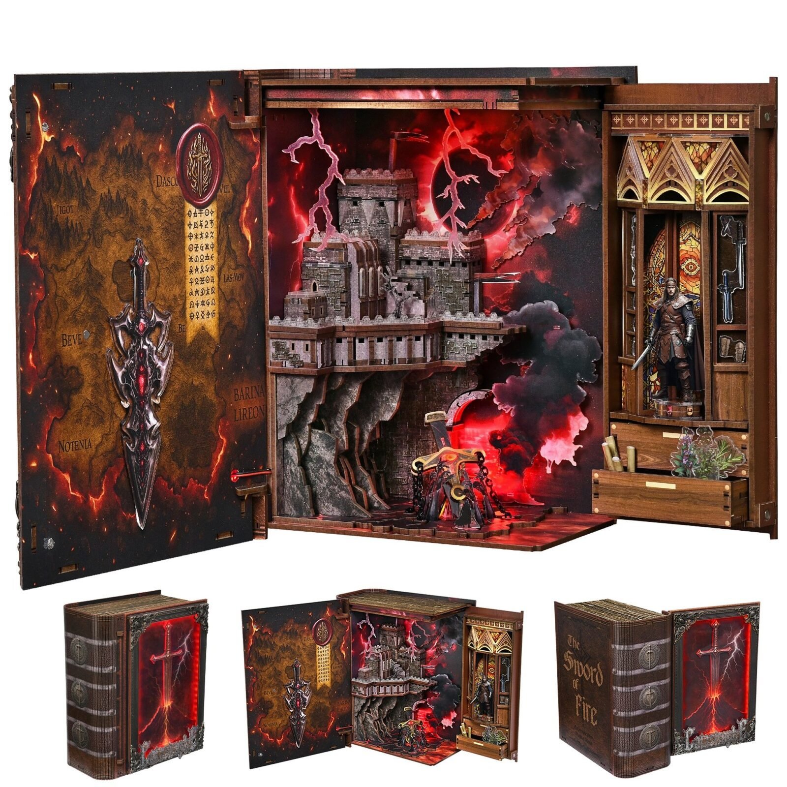 The Sword of Fire – DIY Book Nook Kit The Sword of Fire – DIY Book Nook Kit