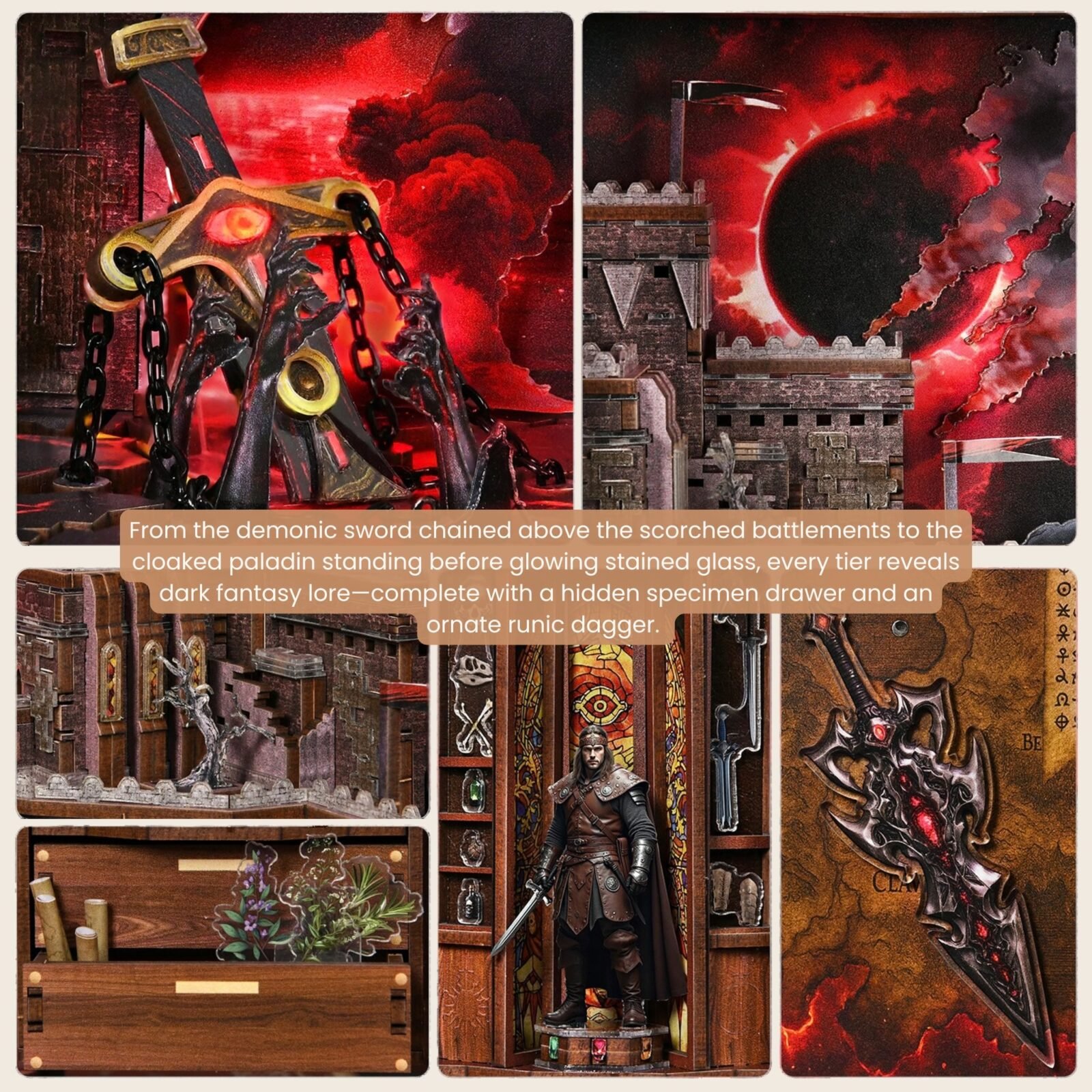 The Sword of Fire – DIY Book Nook Kit The Sword of Fire – DIY Book Nook Kit