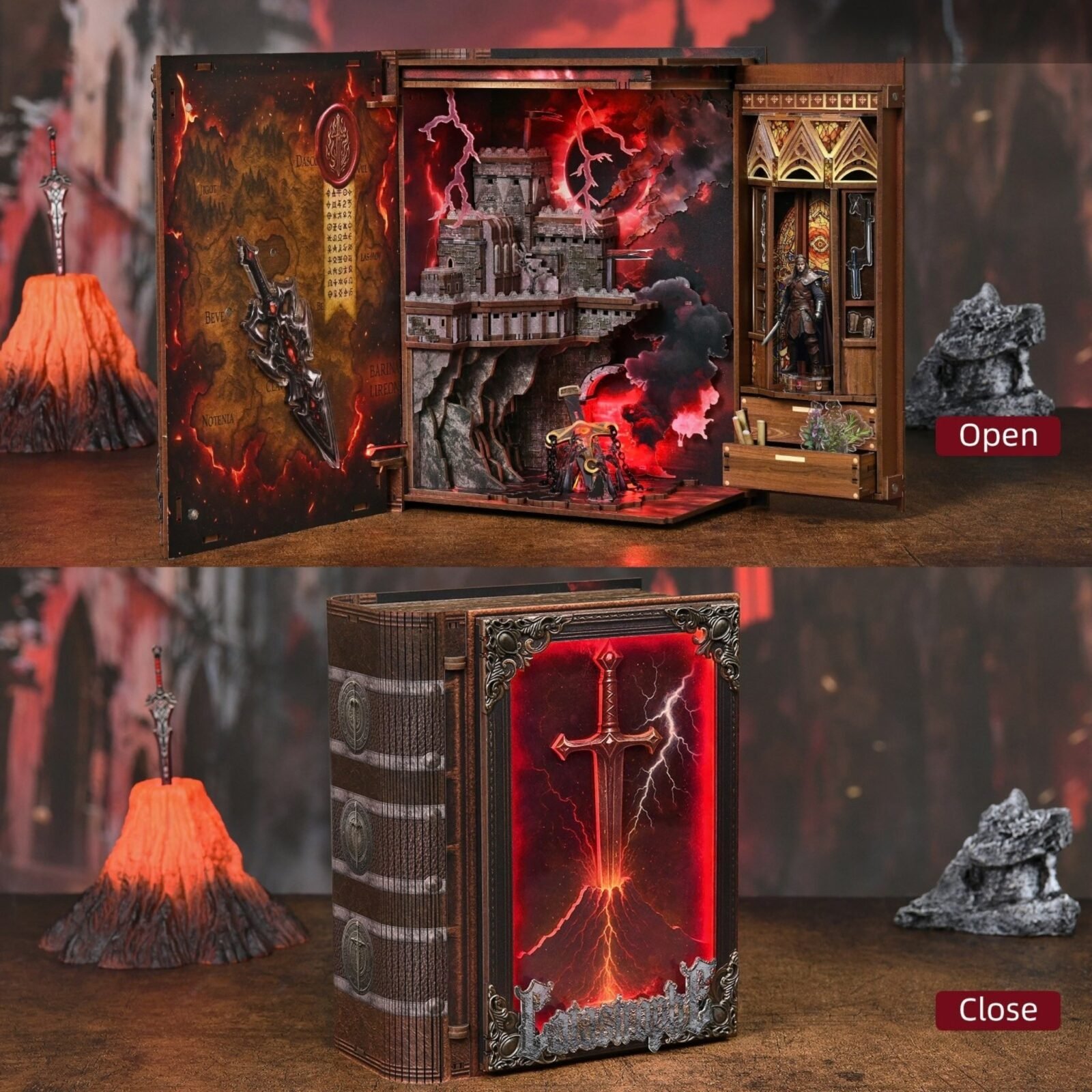The Sword of Fire – DIY Book Nook Kit The Sword of Fire – DIY Book Nook Kit