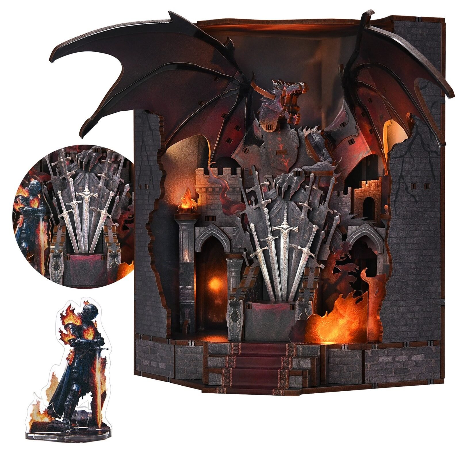 Throne of Blades – DIY Book Nook Kit Throne of Blades – DIY Book Nook Kit