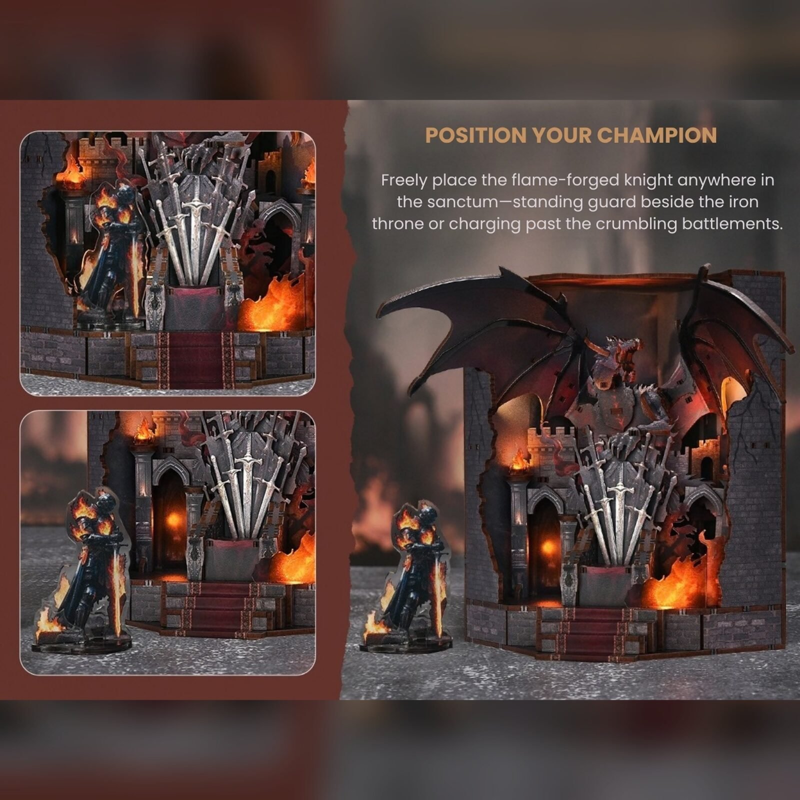 Throne of Blades – DIY Book Nook Kit Throne of Blades – DIY Book Nook Kit