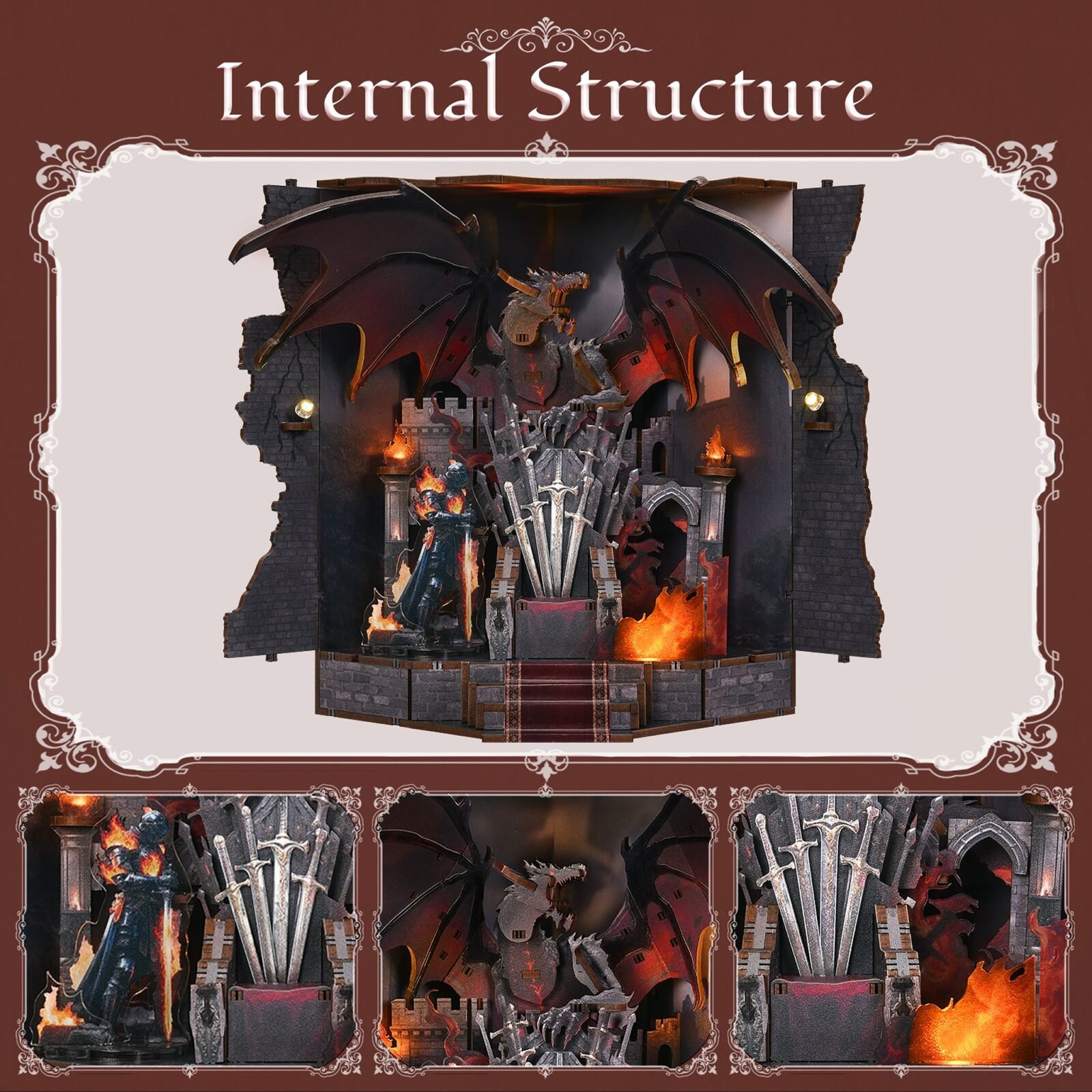Throne of Blades – DIY Book Nook Kit Throne of Blades – DIY Book Nook Kit
