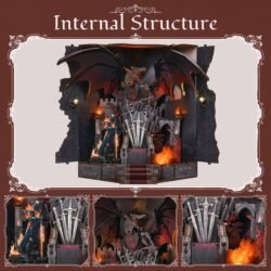 Throne of Blades – DIY Book Nook Kit Throne of Blades – DIY Book Nook Kit